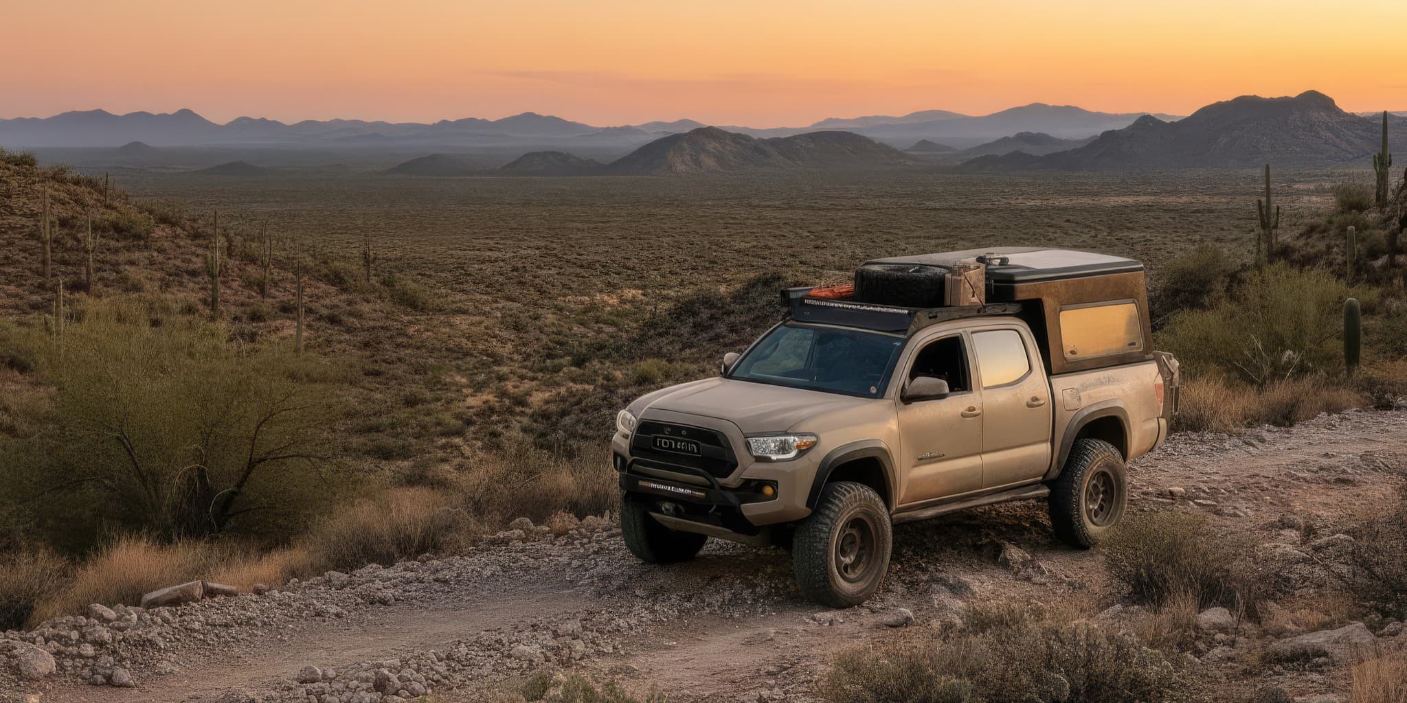 Overland rig with ARMORCELL panel on the roof
