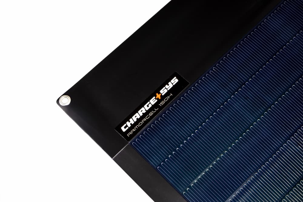 ARMORCELL 150H panel deployed, overhead view